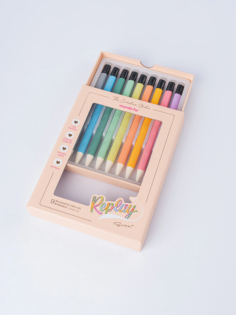 SET DE BOLIGRAFOS GEL BORRABLES - FW REPLAY - Imagen 2